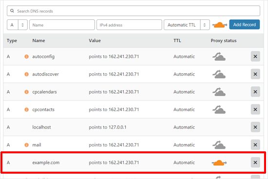 Thiết lập Cloudflare thủ công trên website